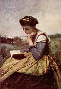Lesende Frau Jean-Baptiste-Camille Corot